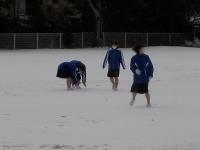 雪遊び　元気に遊んでいます